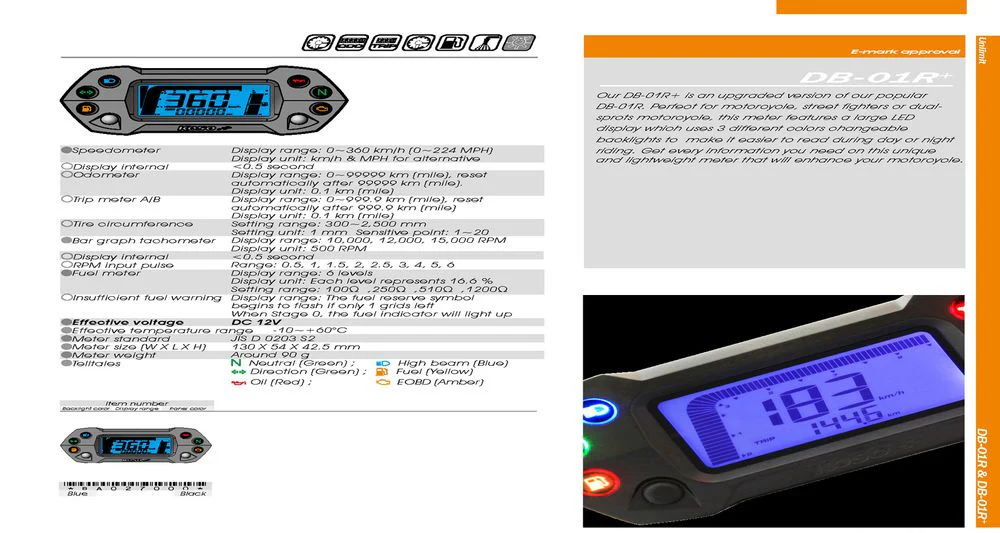 Anbauanleitung DB01R+ Tachometer mit Drehzahlmesser, mit ABE - Image 3