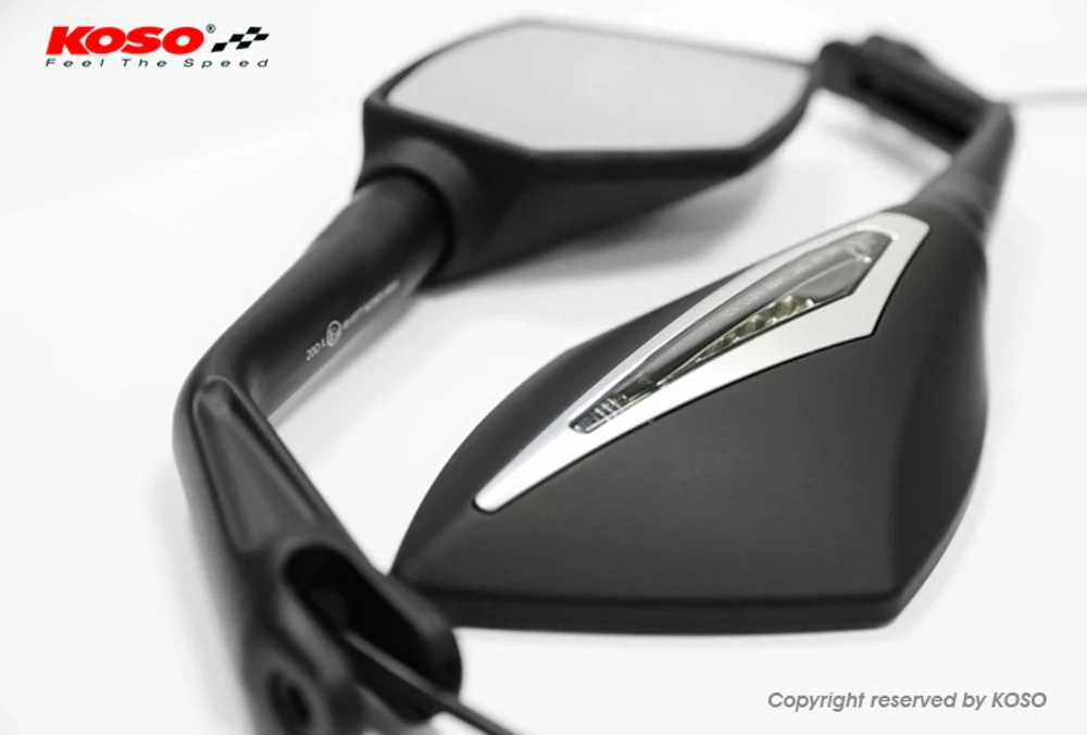BLADE Style Spiegel (rechte Seite) mit integriertem Lauflicht Blinker - Image 7