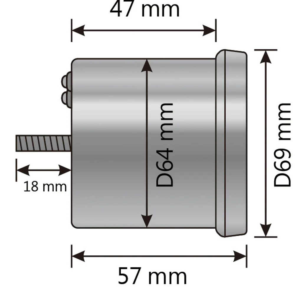 Chrome-Style Tachometer, Display chrom, blau beleuchtet, 0 - 260 km/h - Image 2