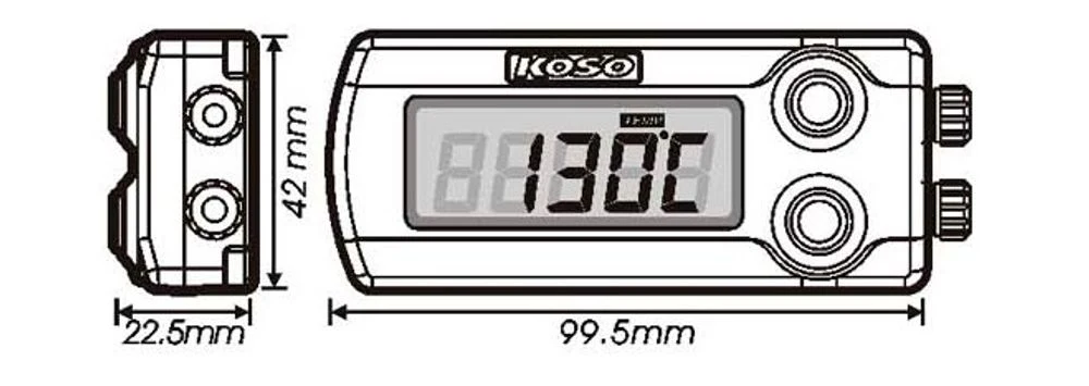 EGT - Abgastemperaturmeter - Klettversion - Image 3