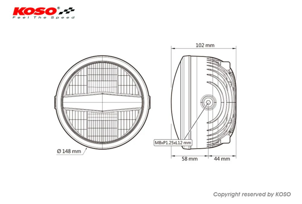 GH-01 Koso Frontlicht E-geprüft - Image 11