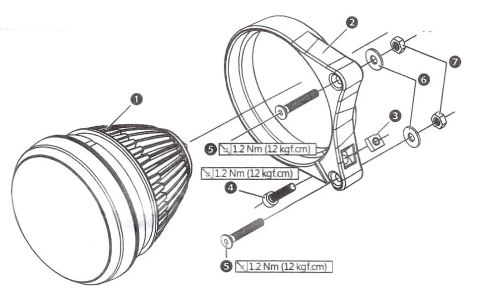 Hawkeye LED Hauptscheinwerfer Fernlicht - Image 8