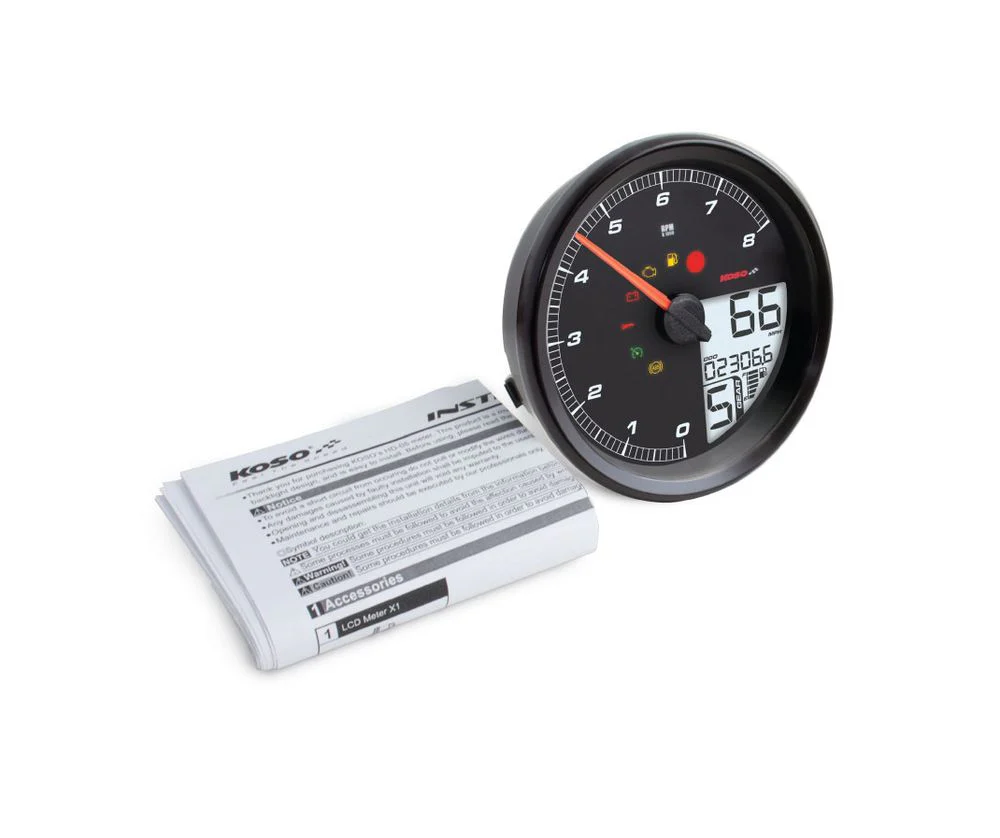 HD-05 Meter für Harley Davidson (2004 - 2013 Modelle) schwarzer Rand - Image 4
