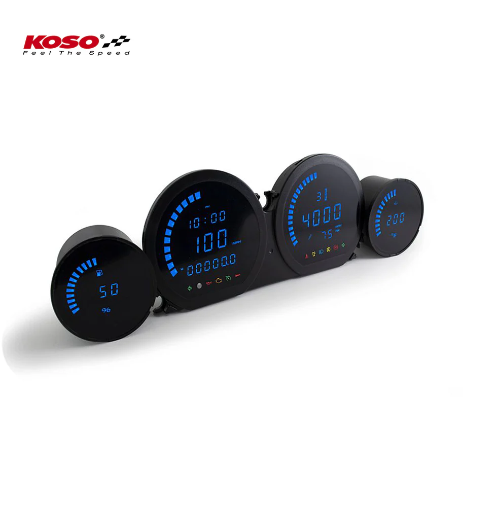HD-03 passend für Harley Touring LED Instrument Kit für Modelle 2014-2021+ Blau Schwarz - Image 7