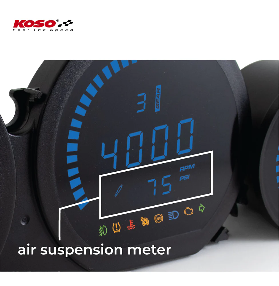 HD-03 passend für Harley Touring LED Instrument Kit für Modelle 2014-2021+ Blau Schwarz - Image 9