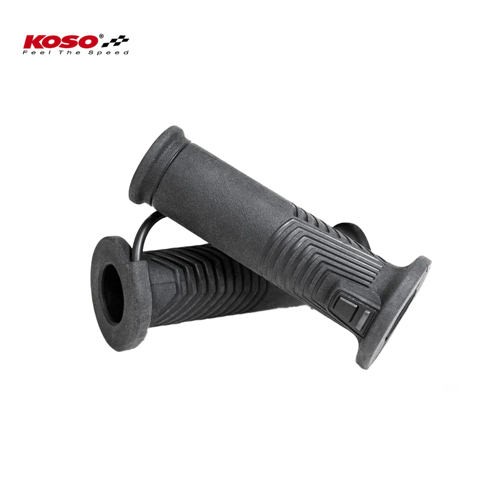 HG -17 Heizgriffe 1" Zoll (25.4mm) + 1 1/8 Zoll (28.5 mm) L=130mm (HG-17 mit integriertem Schalter) - schwarz