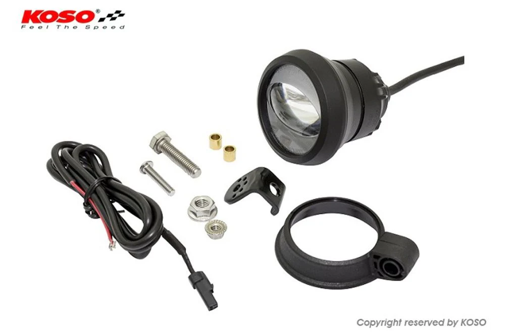 KOSO Aurora LED Nebelscheinwerfer schwarz E-geprüft - Image 4
