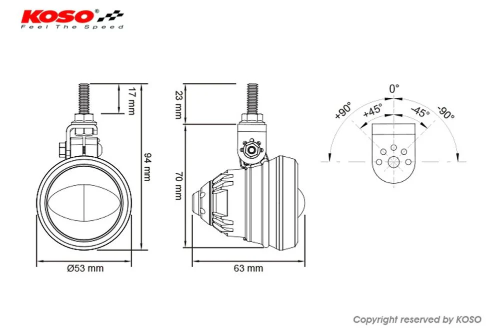 KOSO Aurora LED Nebelscheinwerfer schwarz E-geprüft - Image 7