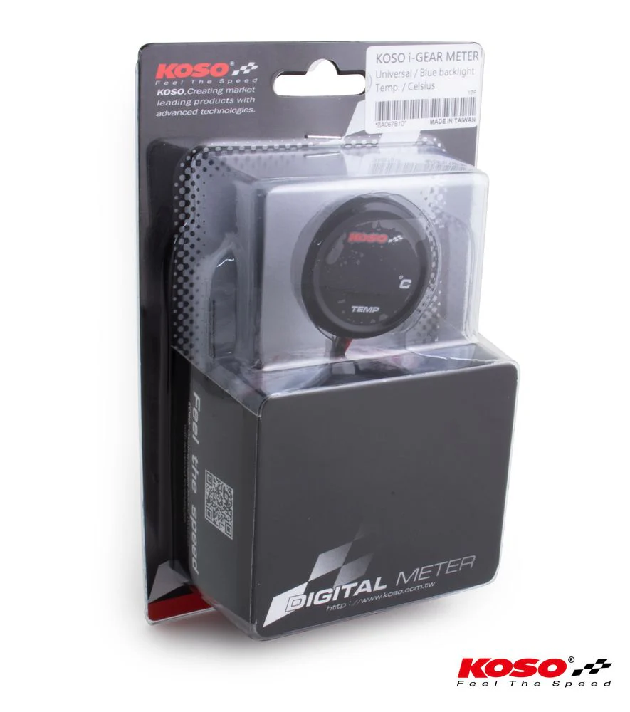Koso Coin-Thermometer blaue Anzeige - Image 2
