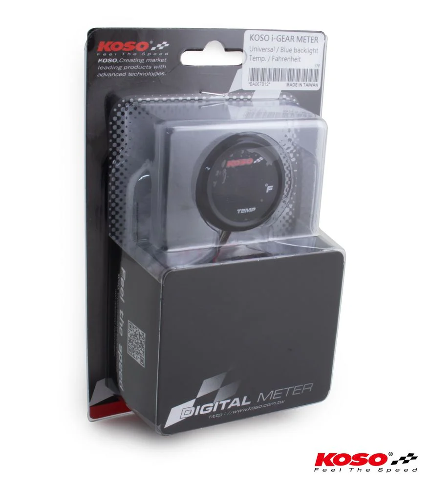 Koso Coin-Thermometer blaue Anzeige - Image 3