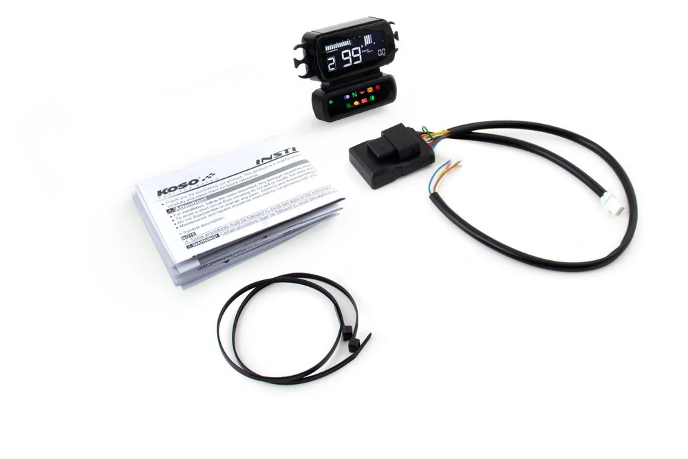 Koso D2 Multifunktions Meter passend für HD® 2004-2013 Dyna, Softail, 883 - Image 3