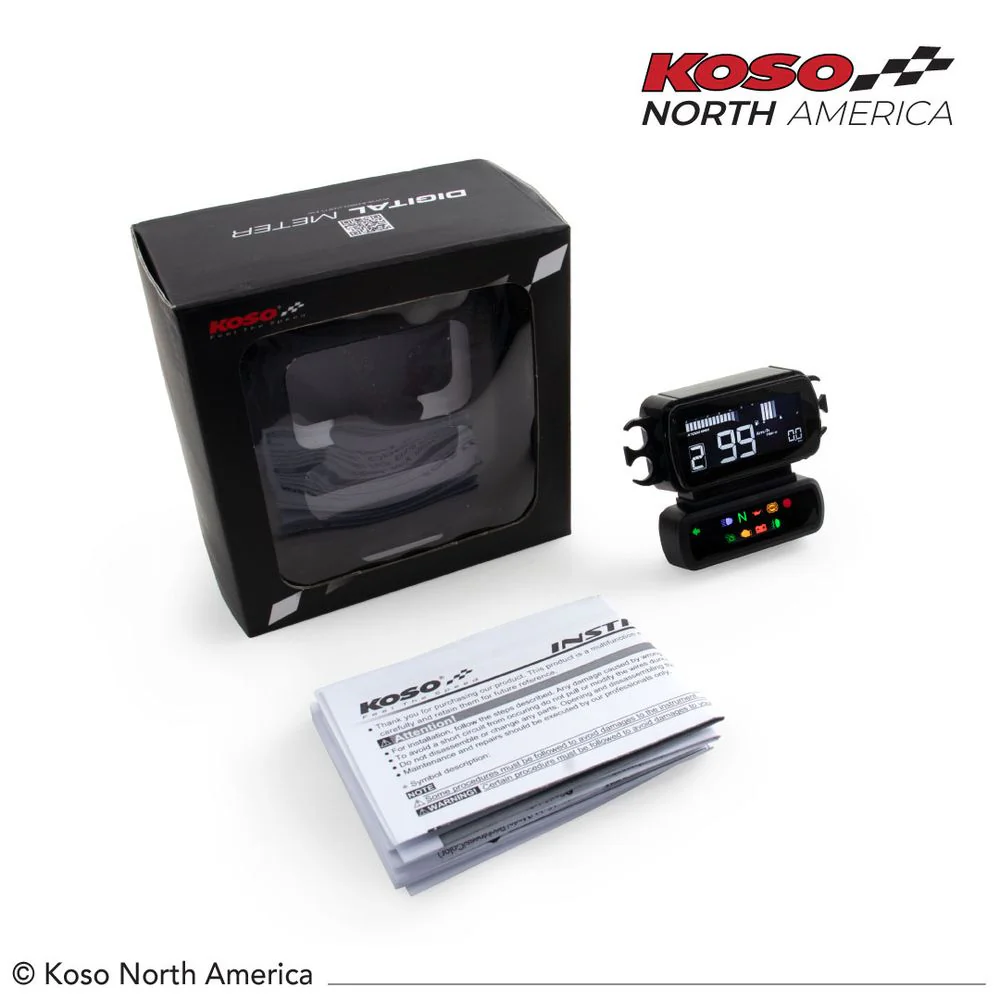 Koso D2 Multifunktions Meter passend für HD® 2004-2013 Dyna, Softail, 883 - Image 5