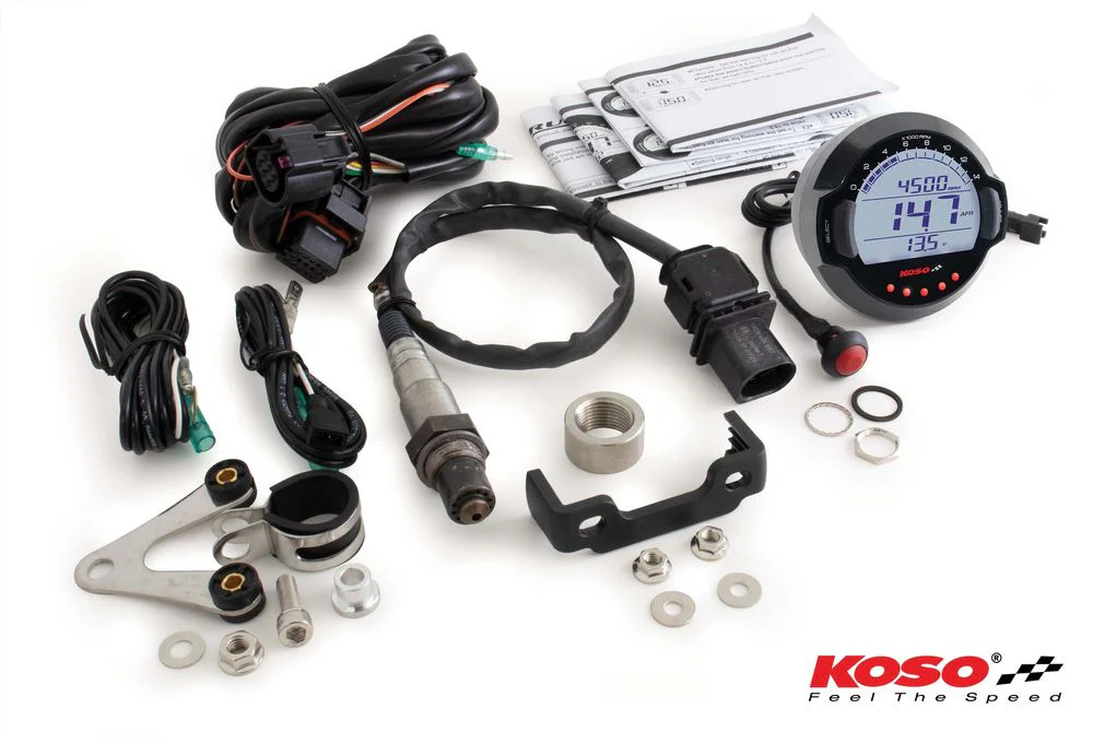 Koso DL-03A  Luft-Kraftstoff-Verhältnis Messgerät mit BOSCH® LSU 4.9 Sensor - Image 2