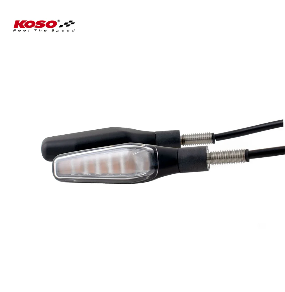 KOSO GW-04 Blinker, E-geprüft, Paar (2 Stück) klares Glas - Image 2