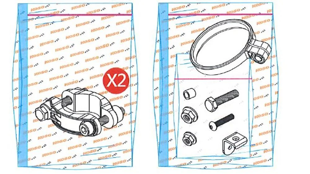 KOSO Haltekit Mini Scheinwerfer - Image 3