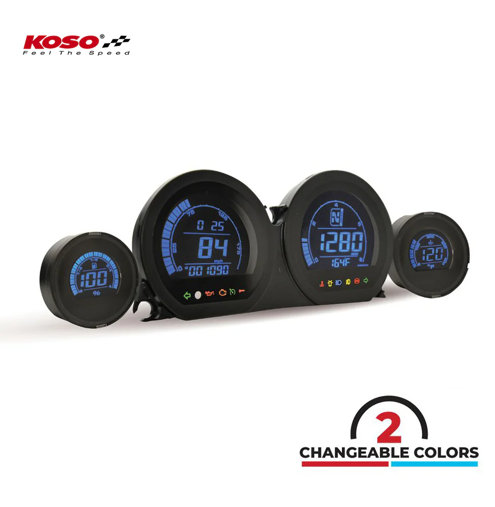 Koso HD-03 Set fuer Harley Davidson 2014-2020 (bestehend aus 4 Instrumenten) - Image 4