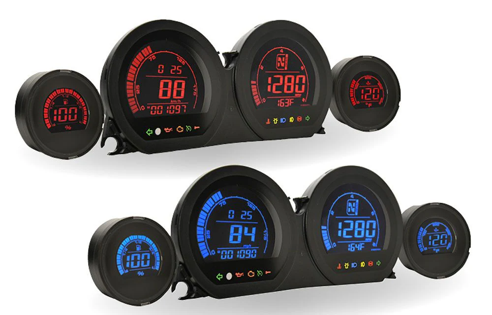 Koso HD-03 Set fuer Harley Davidson 2014-2020 (bestehend aus 4 Instrumenten) - Image 5