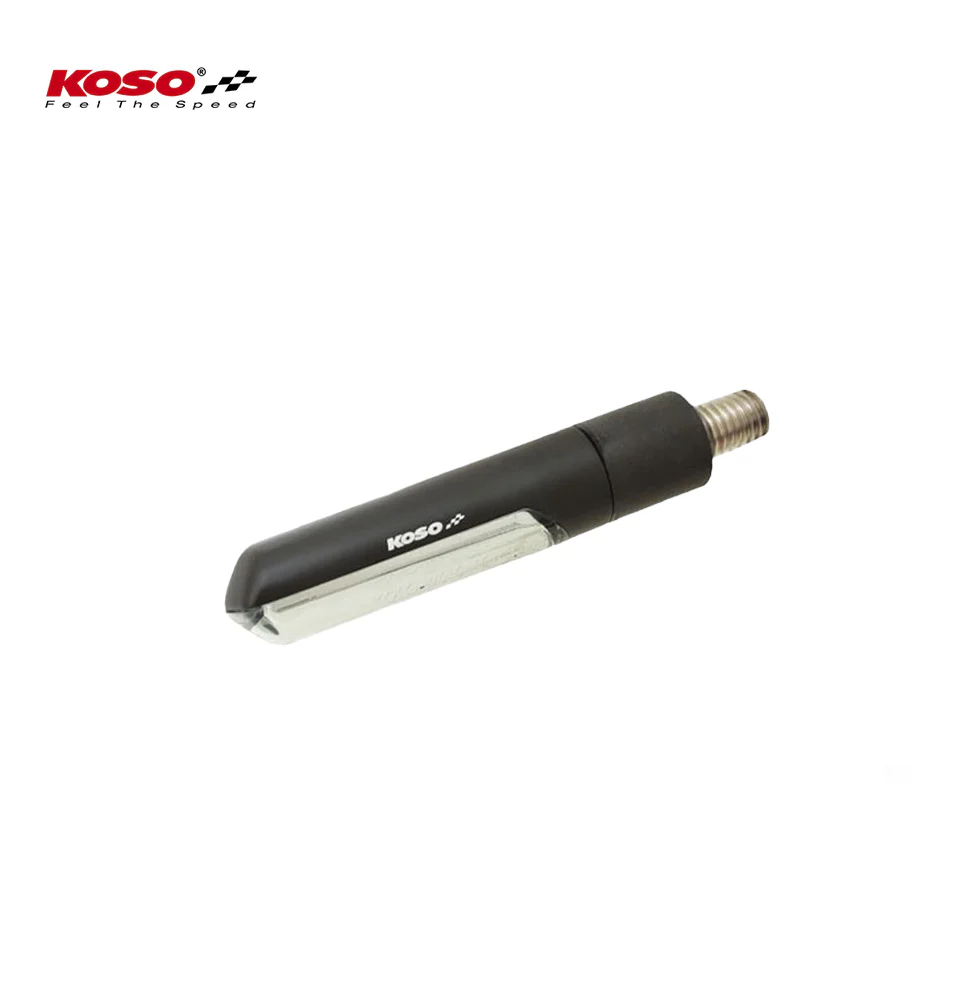 Koso LED Blinker ELECTRO E-geprüft mit Lauflichtfunktion (Schwarzer Korpus/Rauchglas) - Image 3