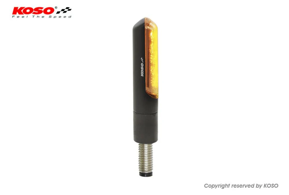 Koso LED Blinker ELECTRO E-geprüft mit Lauflichtfunktion (Schwarzer Korpus/Rauchglas) - Image 7