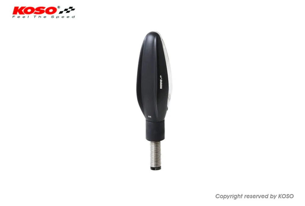 KOSO LED Blinker Sonic mit Rücklicht+Bremslichtfunktion, schwarz matt E-geprüft - Image 4