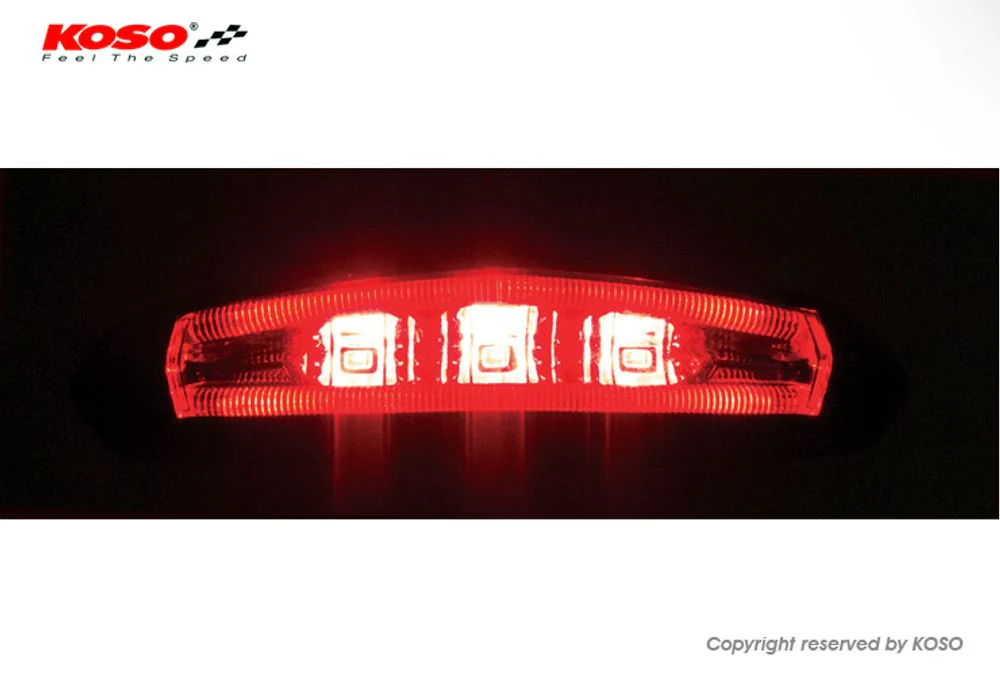 KOSO LED-Ruecklicht GT-01 (rotes Glas) E-geprüft - Image 3