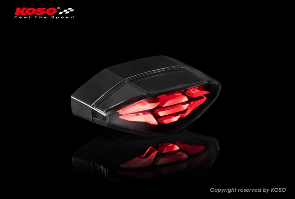 KOSO LED-Ruecklicht GT-04 (rauch Glas) E-geprüft - Image 3