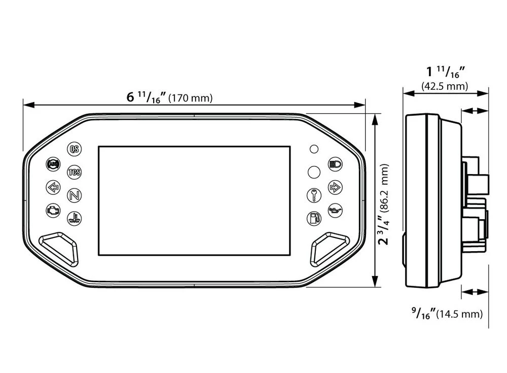 Koso RX4 passend für Yamaha MT-09 ® 2017-2020 - Image 5