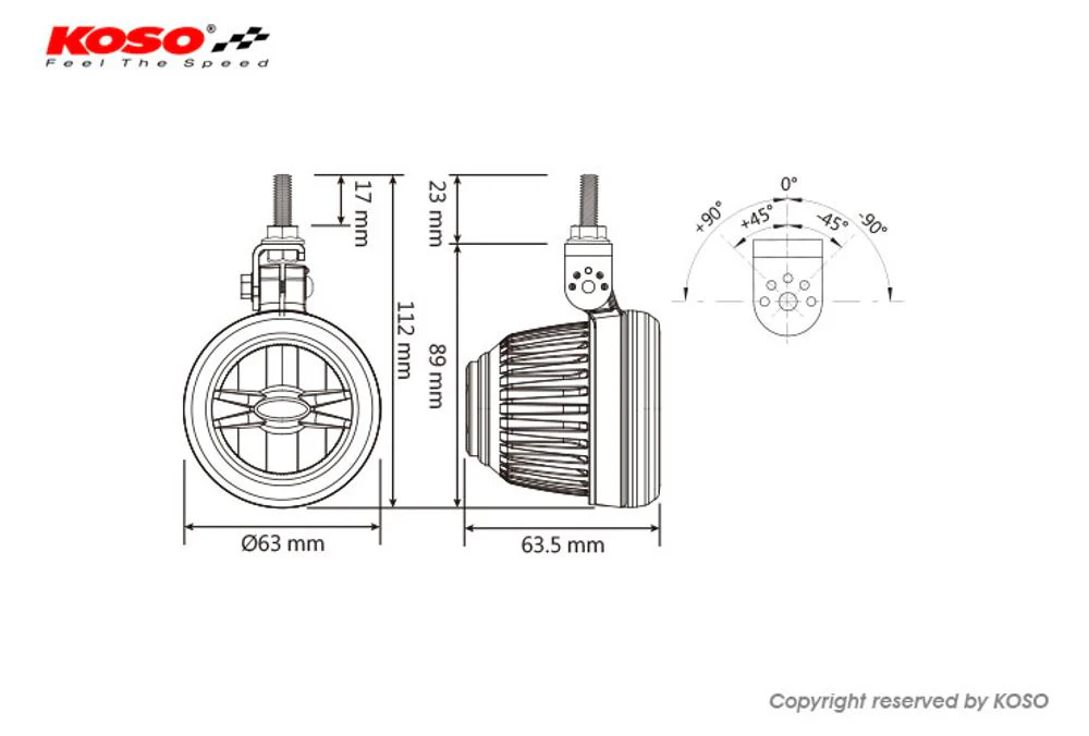 KOSO Star LED Nebelscheinwerfer schwarz E-geprüft - Image 8