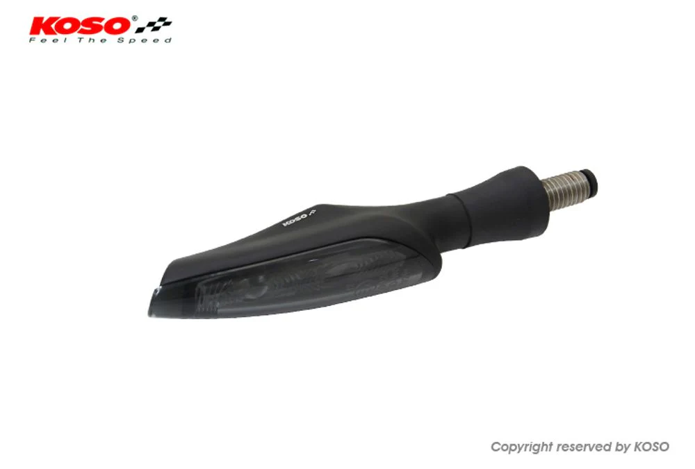 LED Blinker Infinity-F, schwarz, Rauchglas, Positionslicht vorn E-geprüft - Image 3