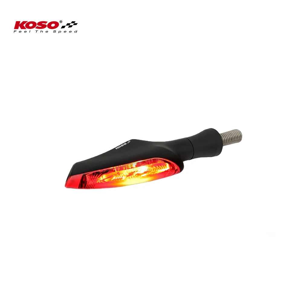 LED Blinker Infinity-R, schwarz, Rauchglas, Rueck- und Bremslicht E-geprüft - Image 4