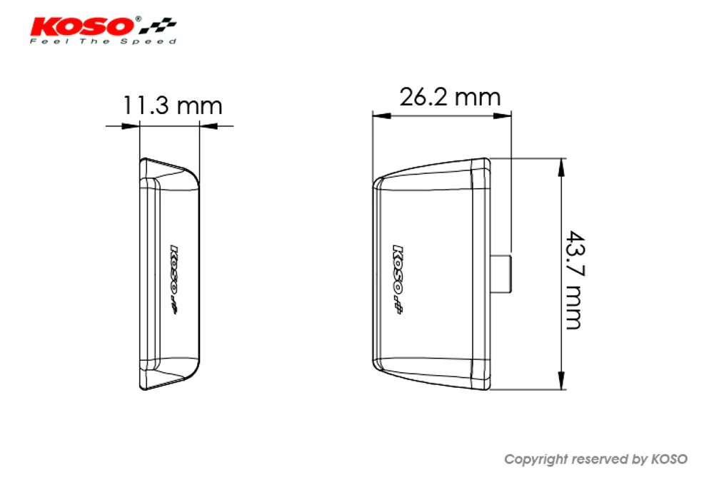 LED Nummernschildbeleuchtung, Blade (schwarz) E-geprüft - Image 4
