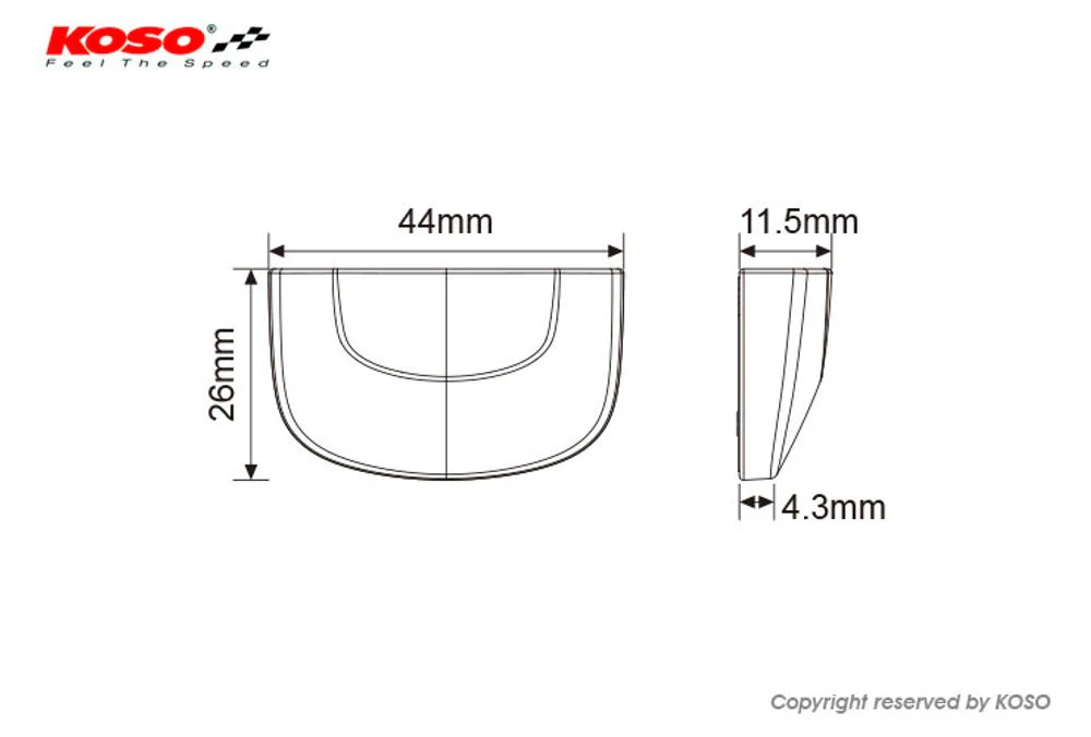 LED Nummernschildbeleuchtung, CURVE (schwarz) E-geprüft - Image 3