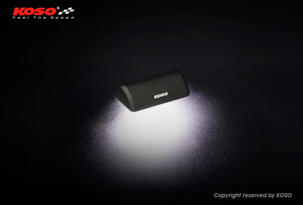 LED Nummernschildbeleuchtung, Drop (schwarz) E-geprüft - Image 3