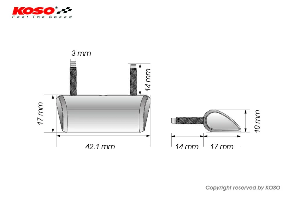 LED Nummernschildbeleuchtung, Drop (schwarz) E-geprüft - Image 5