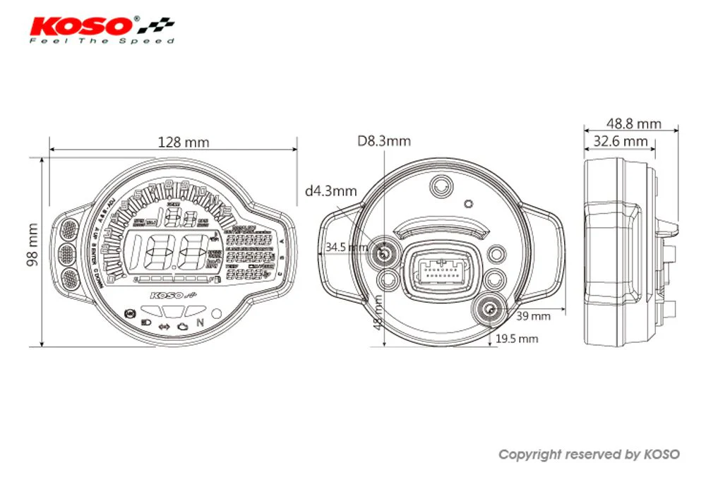 MS-01 Tachometer Digitaler Tachometer mit ABE - Image 7