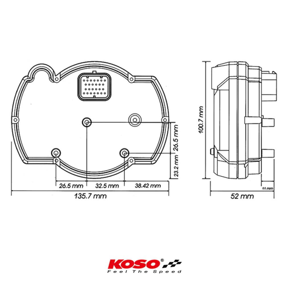 RX2N+ GP Style Speedometer RX2N ~20,000 RPM - neue Software mit ABE/KBA - Image 5