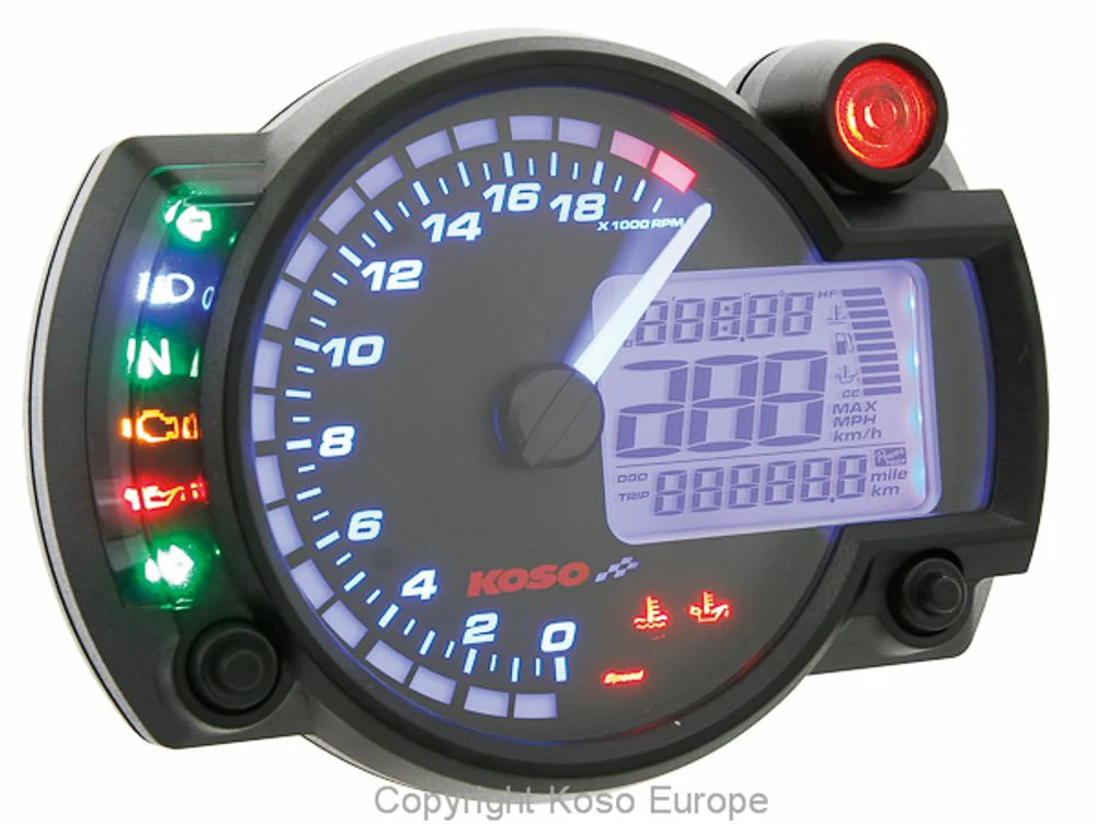 RX2N+ GP Style Speedometer RX2N ~20,000 RPM - neue Software mit ABE/KBA - Image 3