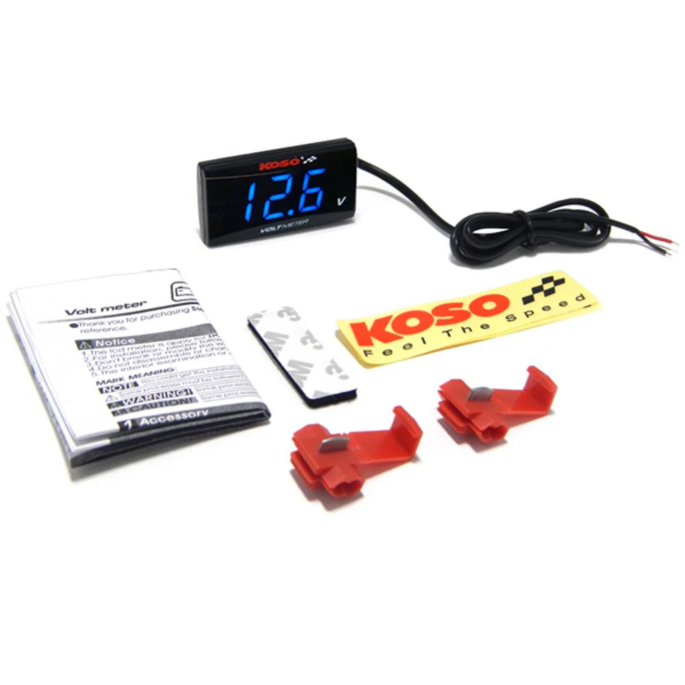 Volt Meter SUPER SLIM blau - Image 4