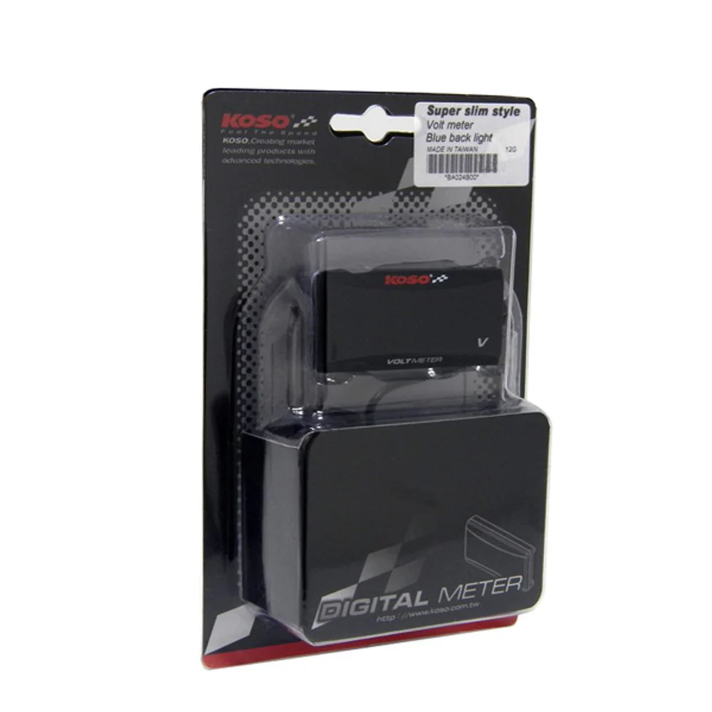 Volt Meter SUPER SLIM blau - Image 5