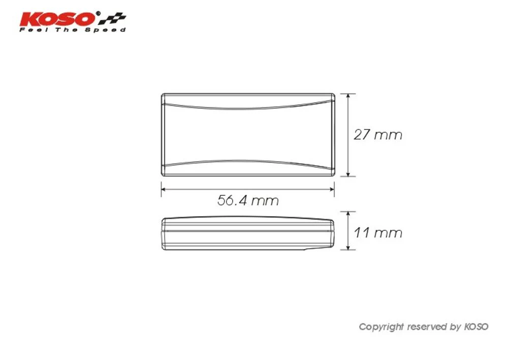 Volt Meter SUPER SLIM rot - Image 4