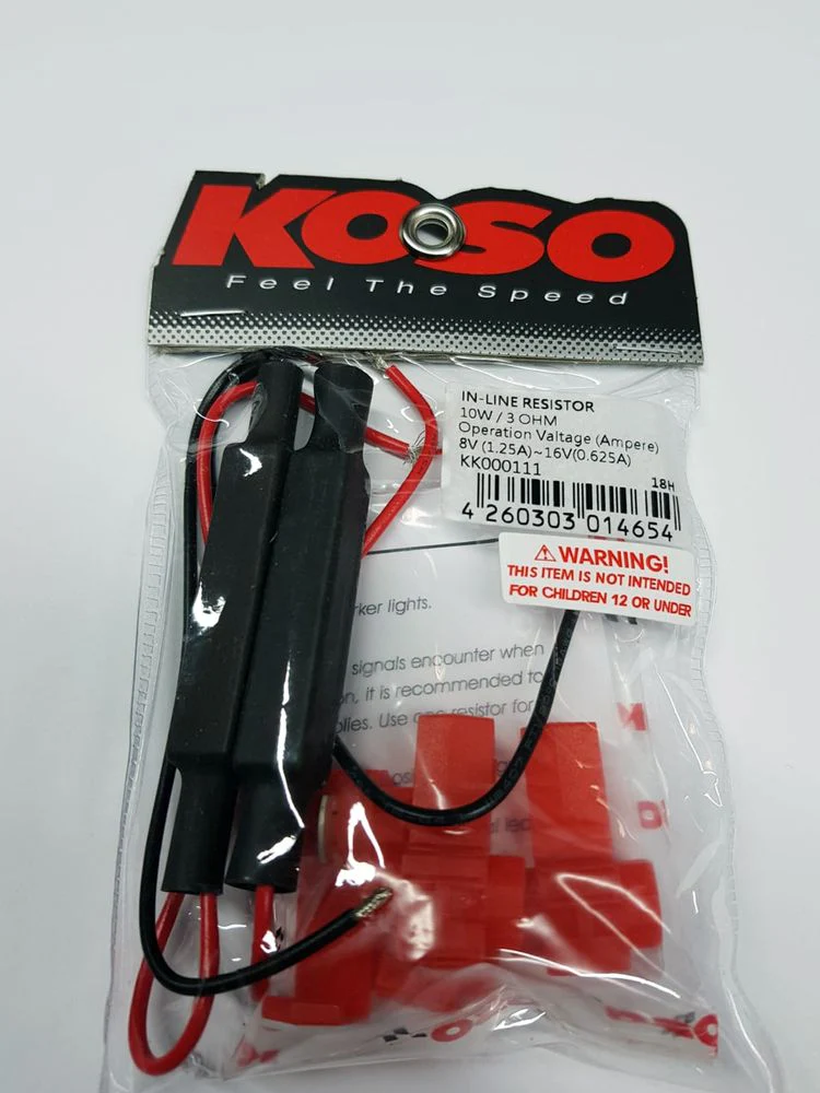 Widerstand fuer LED Blinker - 10W  3 Ohm - Kit aus 2 Widerstaenden - Image 3